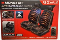 $36 Monster Automatic Heated Car Seat Cushions