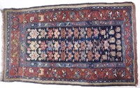 Antique Kurdish Persian Pictorial Rug