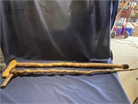 Carved Wood Canes