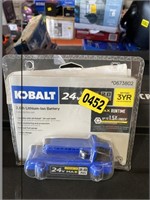 Kobalt 24v 2.0 Ah Lithium Battery
