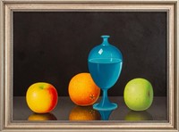 Gabriele Golinelli Still Life Scene Oil on Board