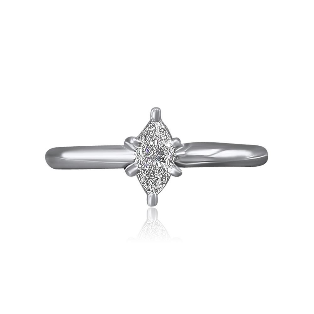 14K WHITE GOLD 1.00CT DIAMOND RING