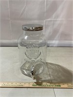 2 Gal. glass Mason Jar drink dispenser