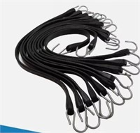 (10 Pcs) - 6 Inch Short Rubber Bungee Cords Heavy
