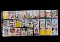 1960s Baseball Cards (3 Sheets)