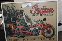INDIAN MOTORCYCLE SIGN