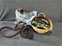 Belts, Wicker Basket, Short Purse