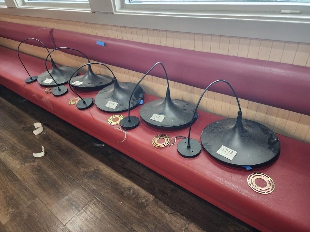 Bid X 5 : Nice Restaurant Hanging Lamps