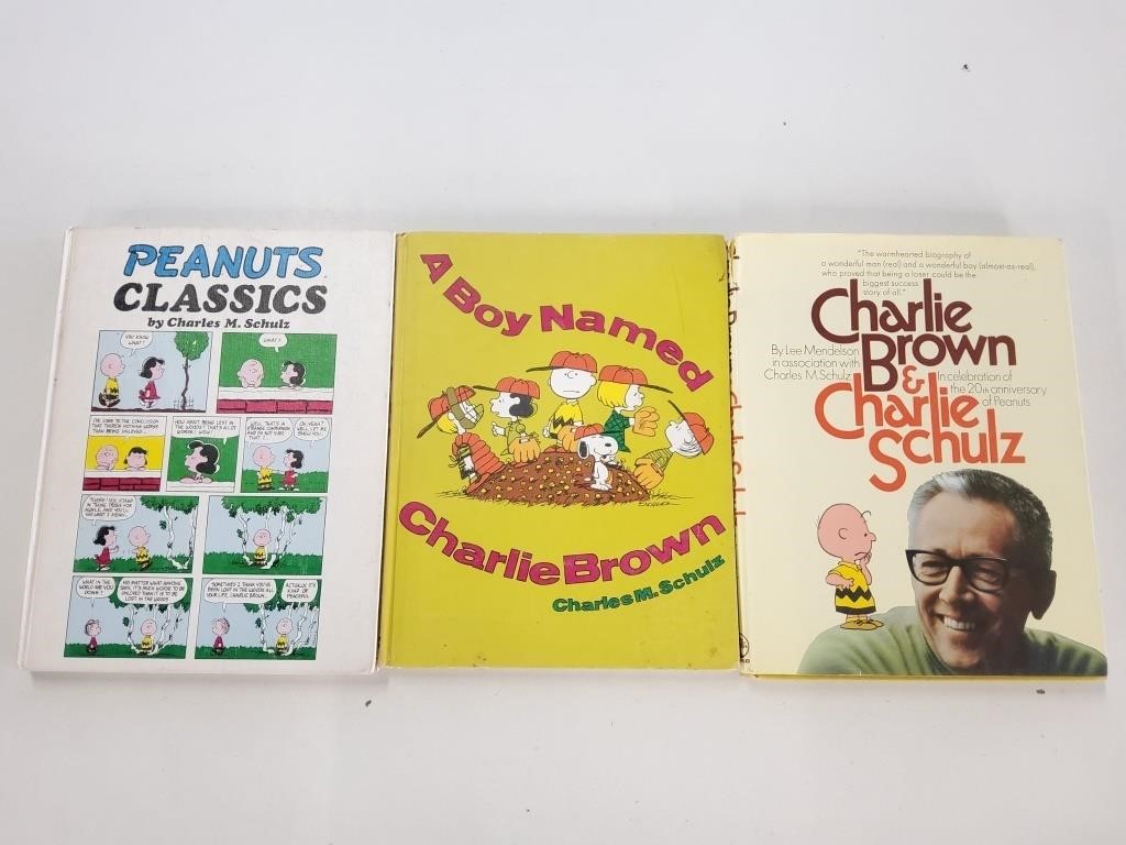 3 Charlie Brown Books, Charles M.Schulz
