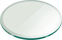 36 Inch Round Glass Table Top 3/8 Thick Tempered B