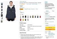 C7849  Orolay Womens Thickened Down Jacket Medium