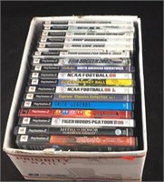 Box of 17 PlayStation 2 Games