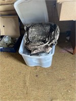 Tote with tarps, camouflage, backpack