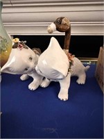 WHITE CATS FIGURINE FROM ITALY