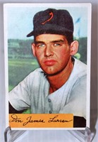 1954 Don Larsen #101 Rookie Baseball Topps Card