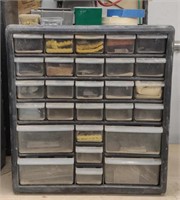 Small Parts Organizers w/ Contents, 1' x 6" x 1'