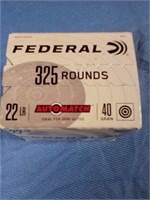 22lr 40 gr 325 rds