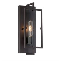 Kenton 4.75 in. 1 Light Bronze Industrial Wall Sco