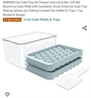 MSRP $14 Ice Cube Tray for Freezer