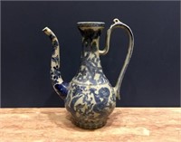 CHINESE BLUE AND WHITE PORCELAIN DRAGON EWER