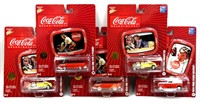 (5) 1:64 2006 RC2 Johnny Lightning Coca-Cola Lot
