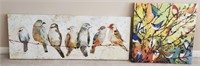 Lot of Bird Art Pictures on Canvas Frame