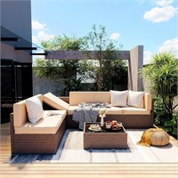 Pamapic 7 Pieces Outdoor Sectional