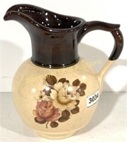 McCoy Pottery Rose Brown Pitcher
