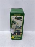 john deere tin/coin bank