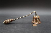 "Artistique" Enamel & Rhinestone Candle Snuffer