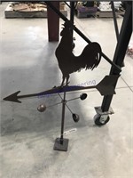 Chicken w/ arrow weathervane, 25.5" tall