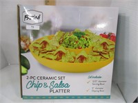 New Parini chip and salsa platter