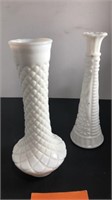 Randall Milk Glass Vase Lot