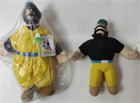 2 Brutus Popeye Dolls