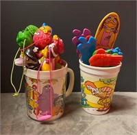 Vintage Cups and Toys