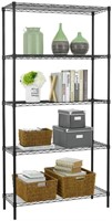 N8575  BestOffice 5 Shelf Wire Shelving Unit