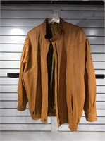 Vintage style lined zipper jacket. No size