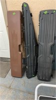 3 HARD SIDED GUN CASES