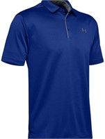 Under Armour Large Royal Blue Tech Polo