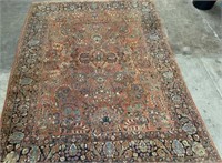 Antique Hand-Knotted Sarouk