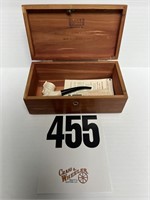 Lane Cedar Chest salesman sample, Meerschaum pipe