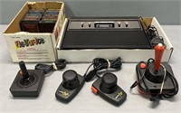 Atari 2600 Video Game System Controllers & Games