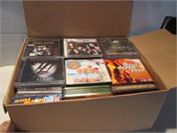 BOX LOT VARIOUS CDs- ROCK, DISCO, ETC
