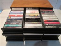 VINTAGE CASSETTES IN STORAGE DRAWER