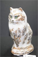 Royal Crown Derby "Fili" cat paperweight