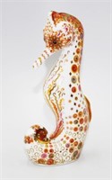 Royal Crown Derby Swirl seahorse paperweight