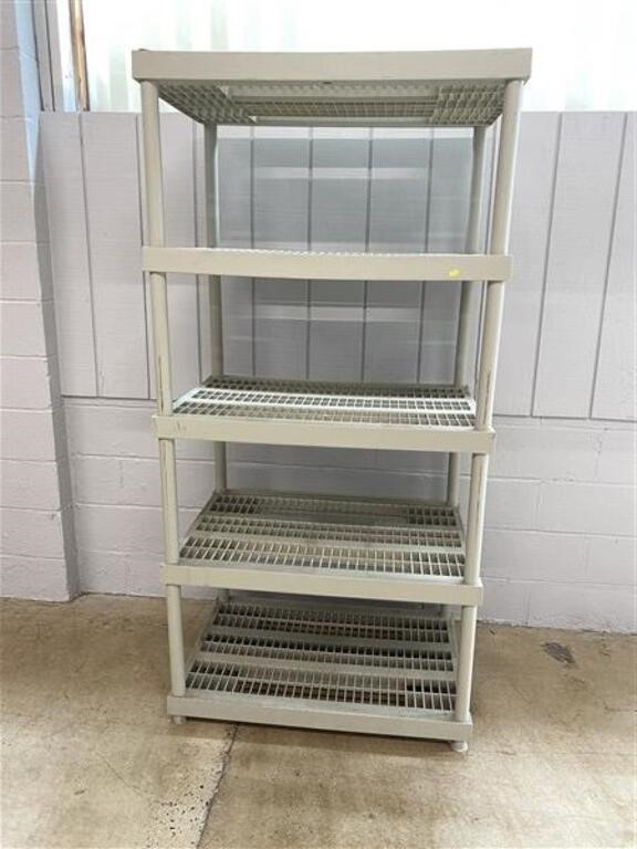 6 Ft. Plastic Shelving