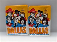 (2) 1981 Dallas TV Show Packs
