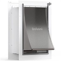 Baboni Pet Door for Wall, Steel Frame and