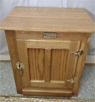 White Clad Oak End Table 24 x 22 x 17